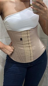 Cinta Modeladora 12 Barbatanas Premium Bege