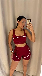 Conjunto LUNAR BORDO de short premium polieste sem bojo