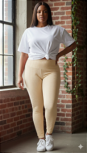 Legging AVULSA OFF GG texturizado