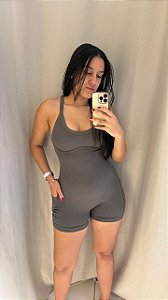 Macaquinho Canelado Power com Bojo REMOVEIL