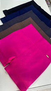 Short avulso CANELADO sem costura PREMIUM
