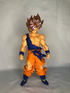 Boneco Action Figure Miniatura Goku SSJ Super Sayajin 1