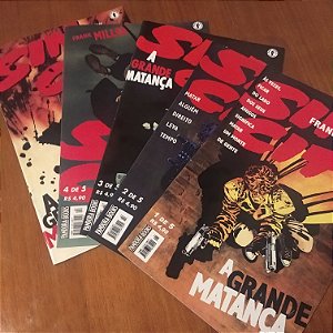 Sin City - A Grande Matança - Mini-Serie Completa - 5 volumes