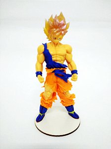 Boneco PVC Goku e Vegeta (fusão sayajin 4)