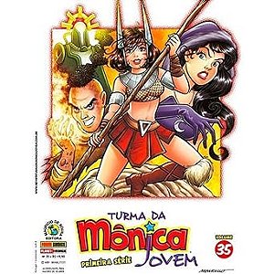 TURMA DA MÔNICA JOVEM N° 35 - EDIÇÃO ENCADERNADA (Primeira Série)