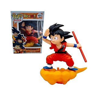 GOKU CRIANÇA – EM PÉ NA NUVEM (VERMELHO)