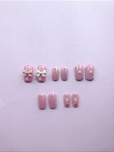 Unhas pink c/10