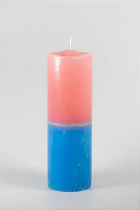 Vela Tipo 7 Bicolor (Rosa e Azul) - Doru