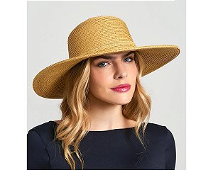 Chapéu Jurerê Com Proteção Solar UV - Trigo