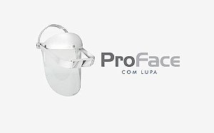 Proface Face Shield Com Lupa De 3,5x Bio-art