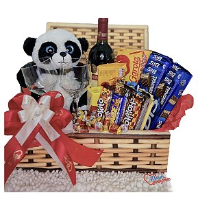 Baú de Chocolate e Vinho