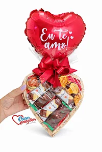 Cesta Coração Cacau Show