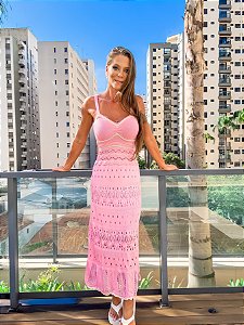 Vestido Longo Tricot Rosinha