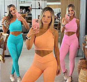 Conjunto Egito Cancun Texturizado Neon Vibes Zero Transparência