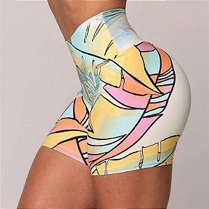 Shorts Jump Empina BumBum - Estampa tropical