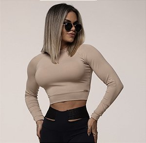 Cropped Carmel Manga Longa nude