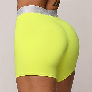Shorts Boxer Amarelo Neon