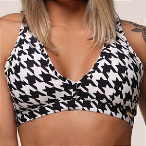 Top Vênus Estampa Retrô Fit Simple Pied