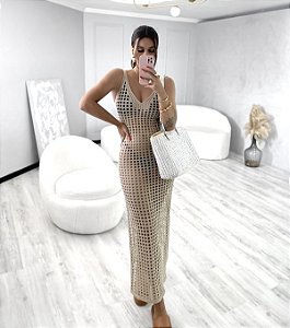 Vestido/ Saída de Praia em tricot