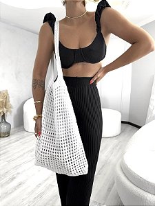 Bolsa / Sacola de Praia em tricot