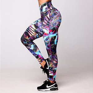 Legging Jump Empina Bum-Bum - Estampa Psychedelic