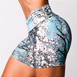 Shorts Jump Estampa Flowers Autumn Sky