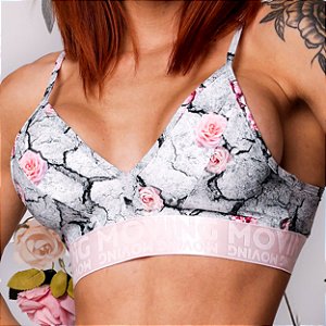 Top Milano Elastico X Estampa Flowers