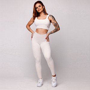 Conjunto Faixa Jacquard Texturizado Raw Deluxe