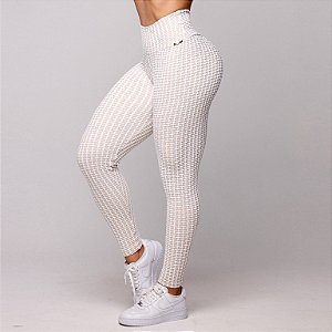Legging Basics Jacquard Texturizado Raw Deluxe