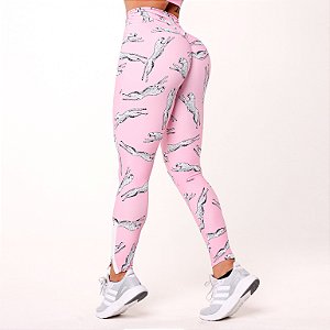 Legging Ziper Estampa Baby Cats