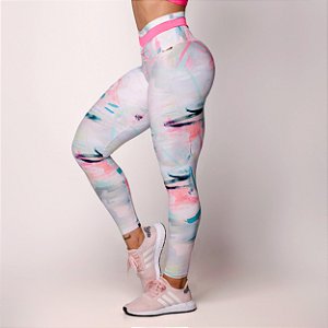 Legging Queen Basics Estampa Paint