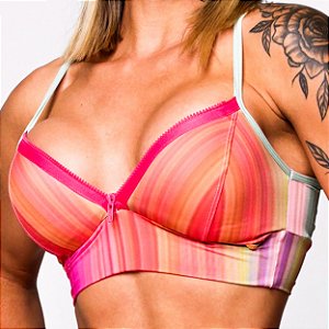 Top Ziper Estampa Hot Stuff