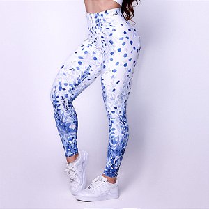 Legging Basics Suplex Light Estampa Blue Rain