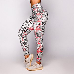 Legging V Sense Zero Transparência Estampa Cobra Vípera
