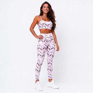 Conjunto Hope Lines com Empina BumBum Zero Transparência Estampa Bruma