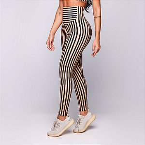 Legging Viena Suplex Light de Poliamida Premium Zero Transparência Estampa Retrô Fit Sunfield