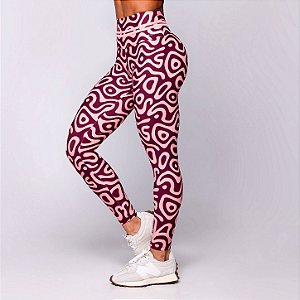 Legging Lines Zero Transparência Estampa Batô