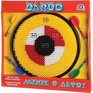 Brinquedo Infantil Jogo Tiro ao Alvo Grande Dardos Braskit - Loja