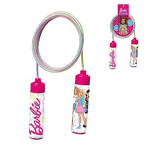 Barbie Corda de Pular Rosa Infantil 2m Fun