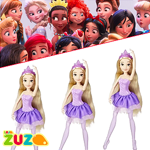Boneca Bailarina Ballet Princesa Rapunzel Disney Hasbro