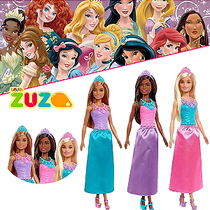 Boneca Barbie Princesa com coroa Mattel