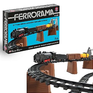 Trenzinho Luz E Som Bate Volta Trem Locomotiva Brinquedo