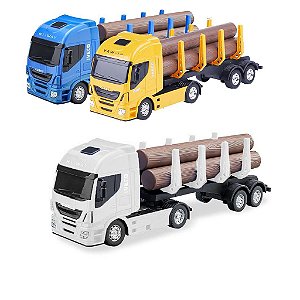 Caminhão Miniatura Iveco Carreta Baú S-way Lançamento