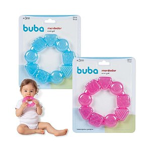 Mordedor Multiformas Com Gel Infantil Bebês Sem BPA Buba