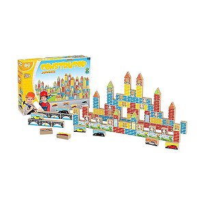 Castelo Príncipe Blocos de Montar Madeira Infantil 54 peças - Loja Zuza  Brinquedos