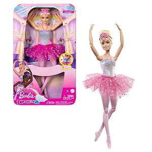 Boneca Barbie Bailarina Dreamtopia Luzes Brilhantes Mattel