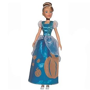 Boneca Cinderela Princesa Disney Mini My Size Grande Novabri