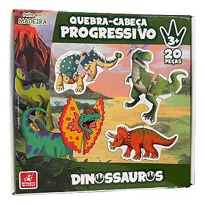 Jogo Dinosaur Park Parque Dos Dinossauros Em Madeira Brincadeira De Criança  - Papellotti