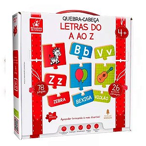 Jogo Educativo Bingo do Alfabeto - Lúdica Brinquedos