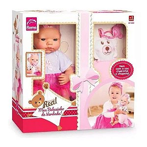 Boneca Bebezinho Real Estilo Newborn Reborn Roma - Loja Zuza